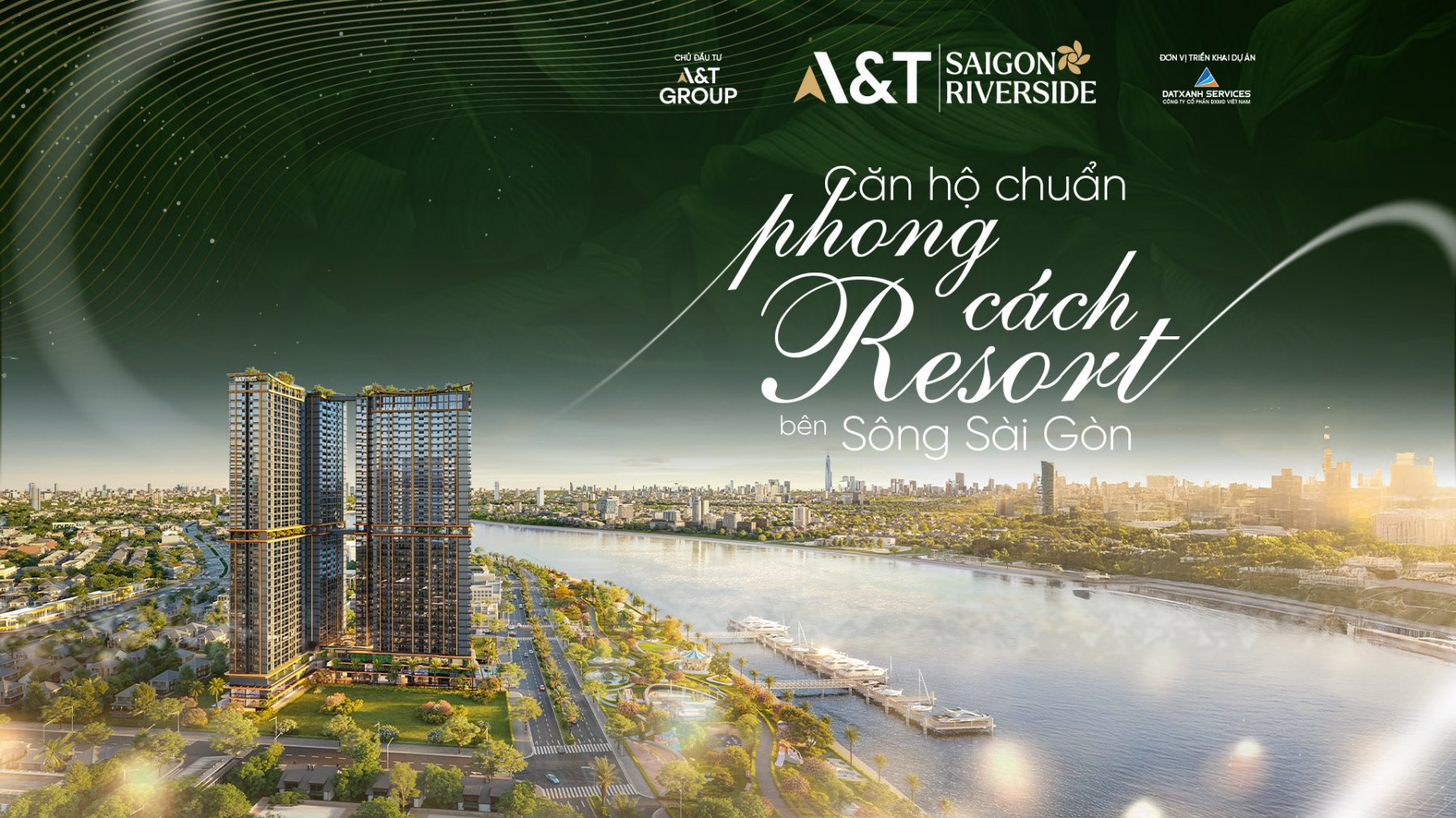 AT Sài Gòn RiverSide Căn hộ Chuẩn Resort Ven Sông, Thông tin chính thức 